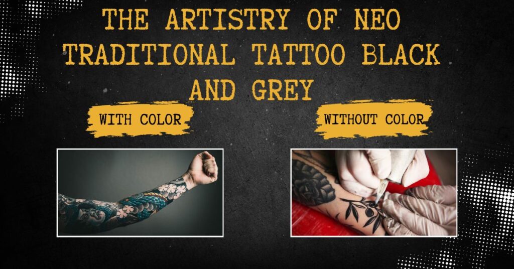 Neo-Traditional-Tattoo-Black-and-Grey