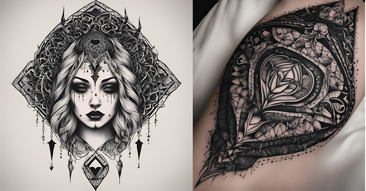 Gothic-Blackwork-Tattoos