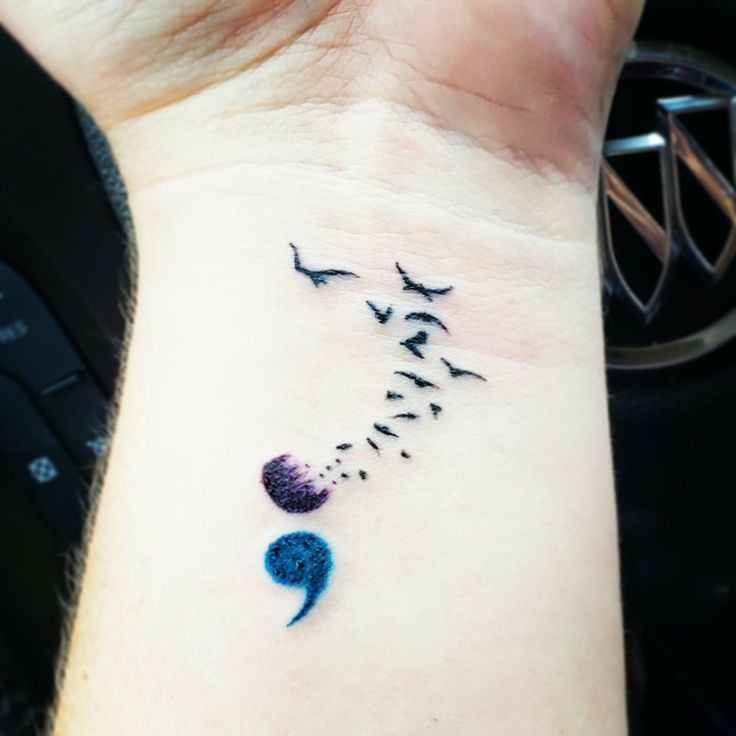 Semicolon-Tattoo