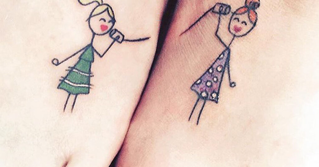 Matching-Best-Friend-Tattoos